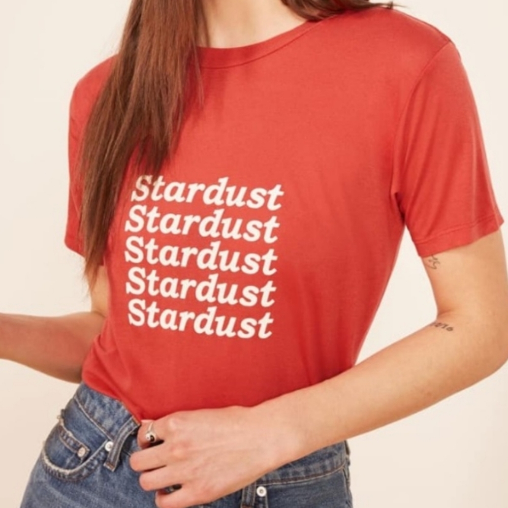 Reformation Stardust Tshirt XS